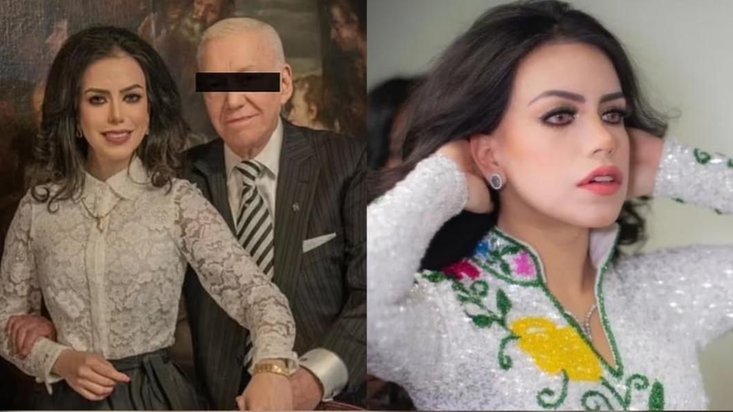 墨西哥女歌手Yrma Lydia與她的79歲律師丈夫。（圖／翻攝自推特）