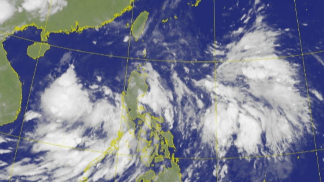 圖／中央氣象局 變天！週末不排除雙颱共舞　低壓帶影響中南部防瞬間大雨