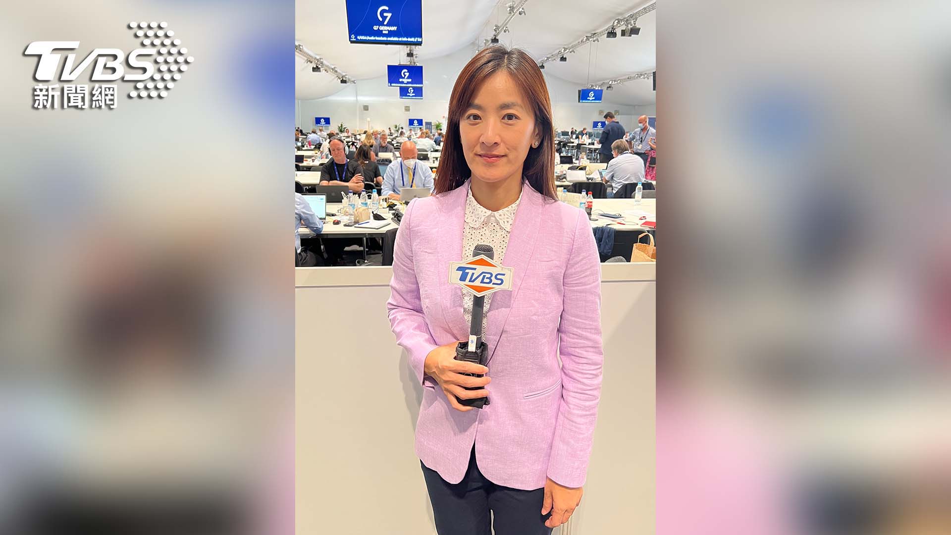 TVBS派出華府特派記者倪嘉徽，為此次白宮記者團中，唯一隨行的台灣電視媒體。