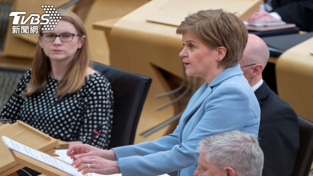 蘇格蘭首席大臣施特金將致函強生，取得舉行公投的許可（照片來源：AP）