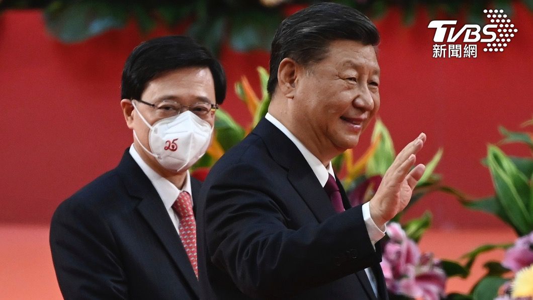 中國國家主席習近平訪問香港。（圖／達志影像美聯社）