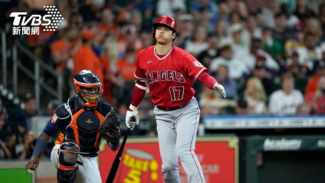 MLB天使3局上半靠大谷翔平安打取得2分。（圖／達志影像美聯社）