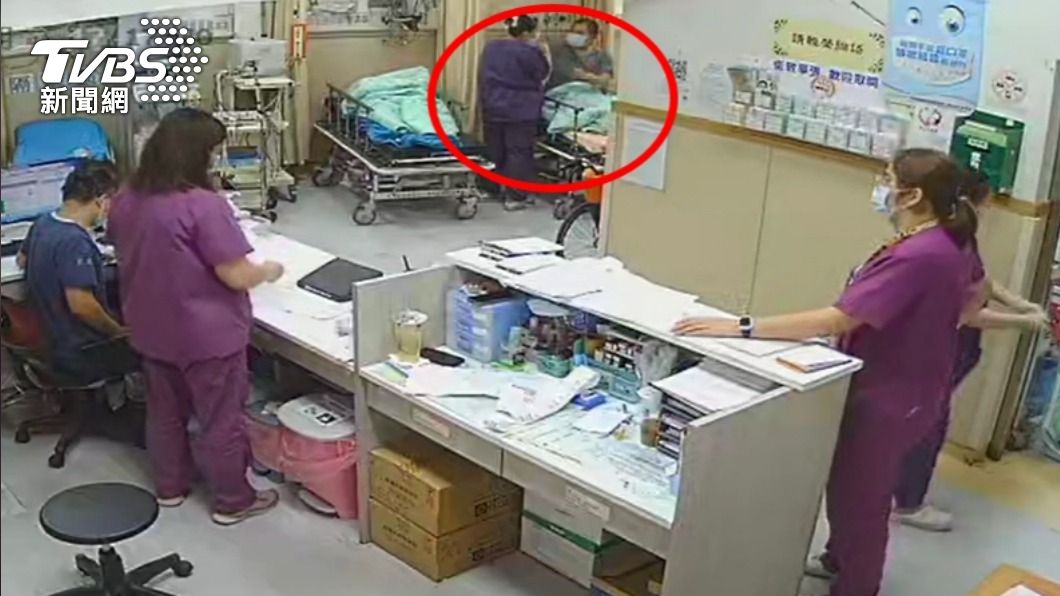 南門醫院急診室醫療暴力。（圖／TVBS）