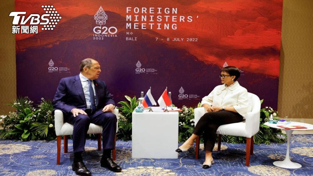 俄羅斯外長拉夫羅夫參與G20會議。（圖/路透社）