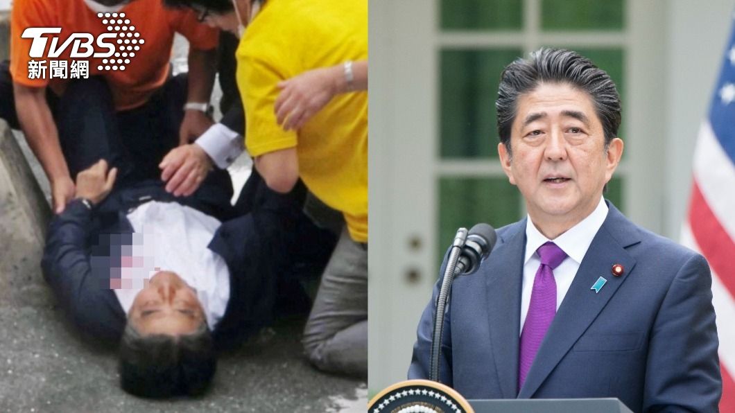 日本前首相安倍晉三遇害身亡。（合成圖／達志影像美聯社、路透社）