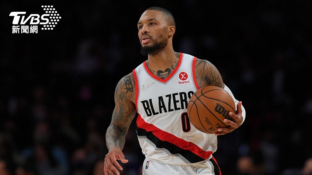 NBA球星里拉德（Damian Lillard）同意與波特蘭拓荒者續約。（圖／達志影像美聯社）