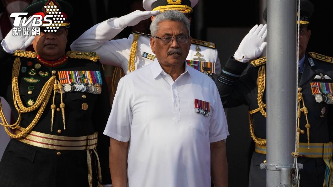 斯里蘭卡總統拉賈帕克薩。（圖／達志影像美聯社）