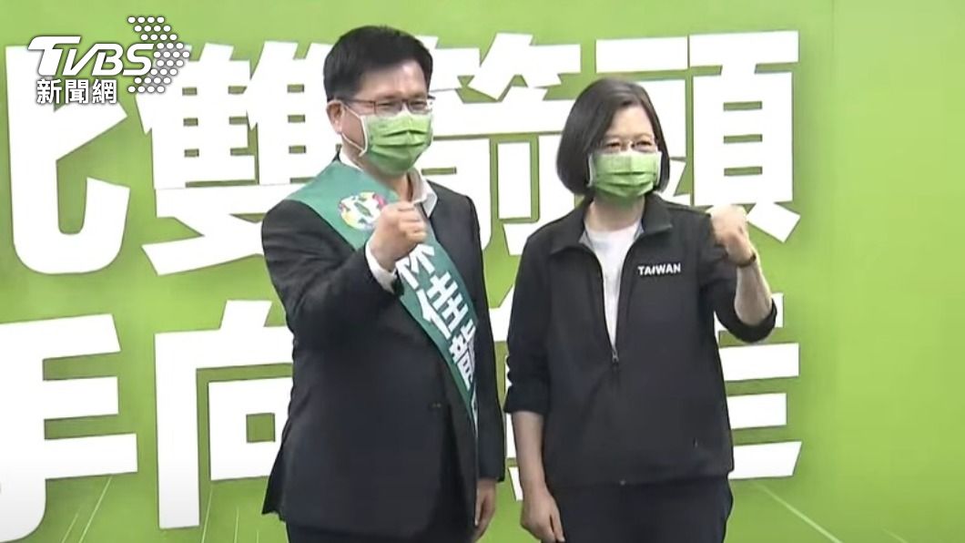 民進黨新北市長參選人林佳龍。（圖／TVBS）