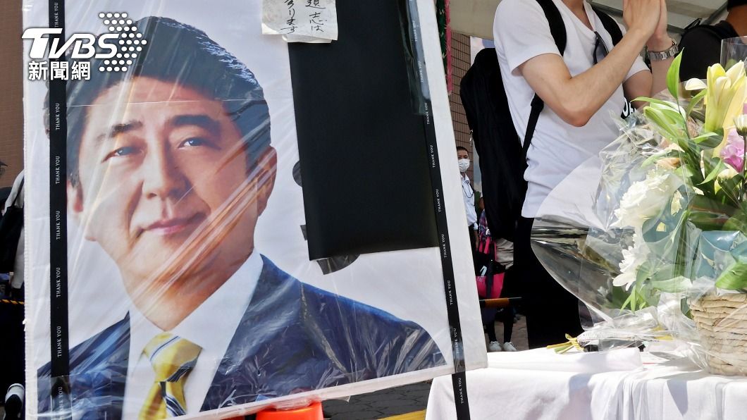 日本前首相安倍晉三遭槍擊身亡。（圖／達志影像美聯社）