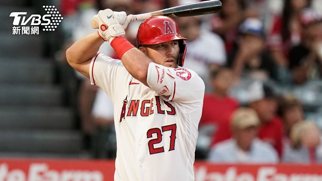 天使隊明星強打「神鱒」楚奧特（Mike Trout），出任2023世界棒球經典賽美國隊長。（圖／達志影像美聯社）