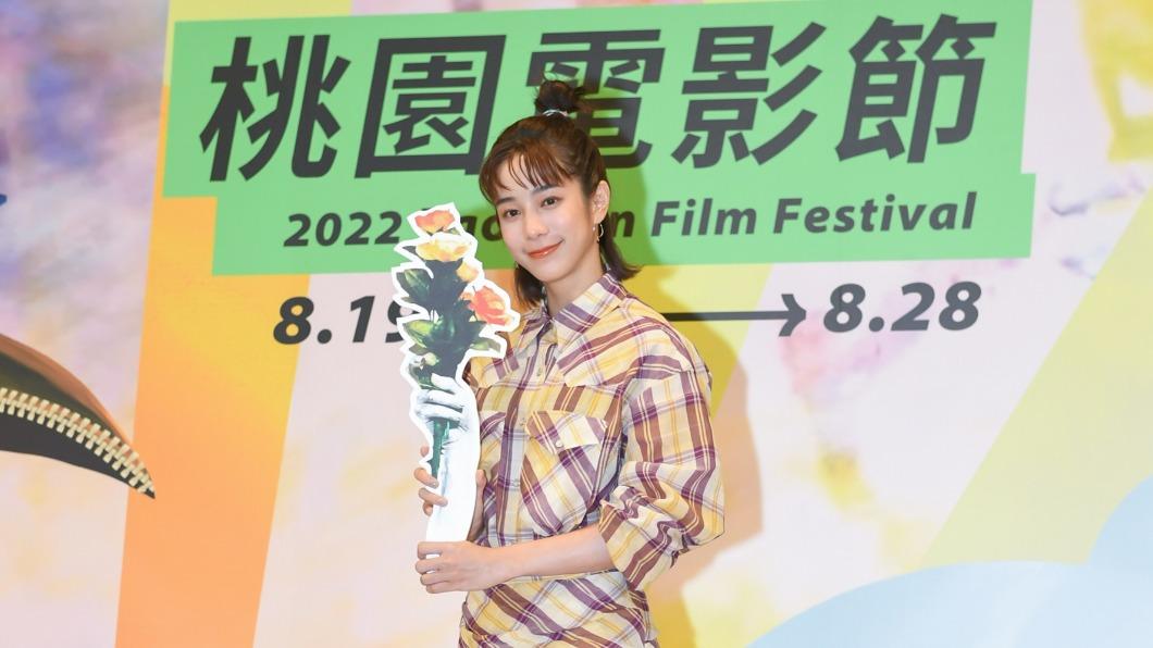 擔任本屆桃園電影節影展大使的温貞菱，出席2022桃園電影節開跑記者會。（圖／桃園電影節提供）