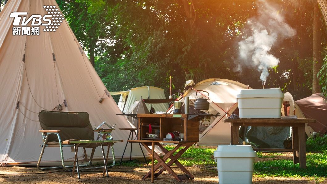 近年來越來越多人喜歡露營。（示意圖／shutterstock達志影像）