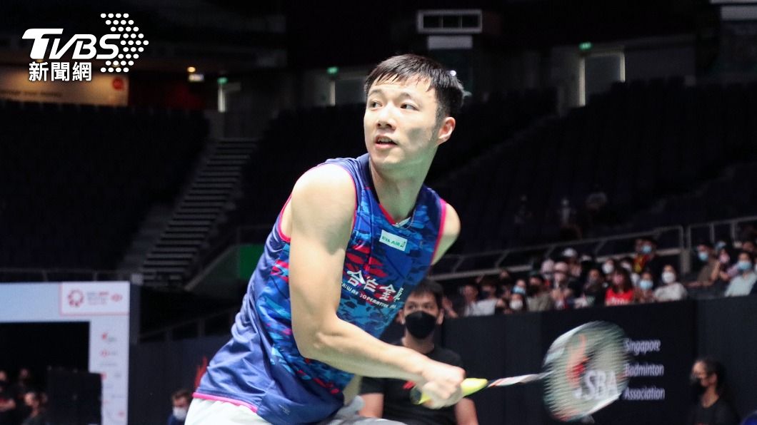 王子維晉級台北羽球公開賽8強。（圖／中央社）
