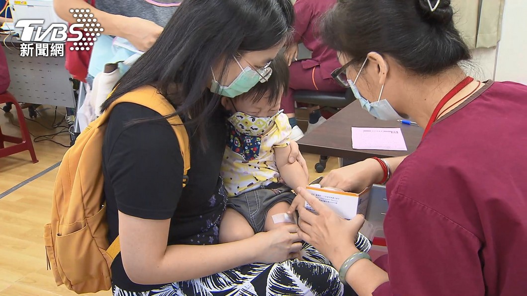 姜冠宇提醒幼兒疫苗覆蓋率還需要提升。（示意圖畫面非當事人／TVBS）