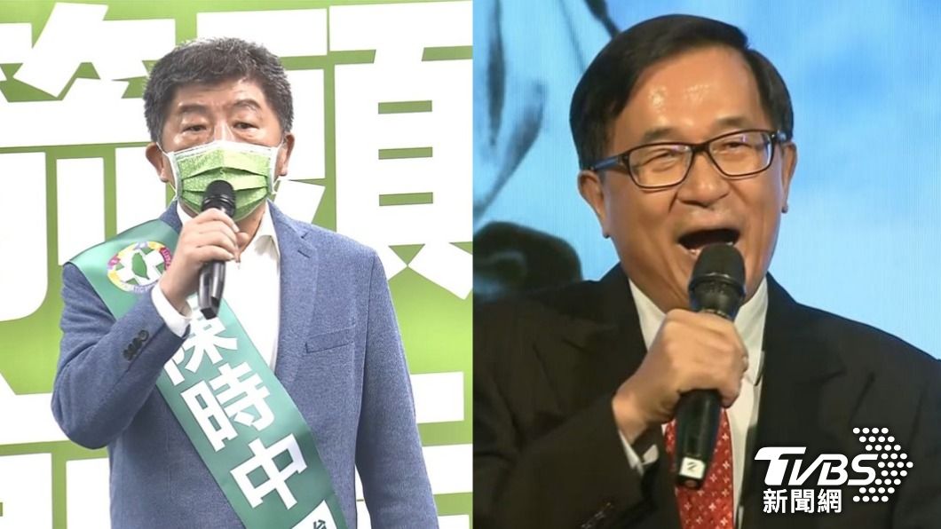 民進黨台北市長參選人陳時中、前總統陳水扁。（圖／TVBS資料畫面）