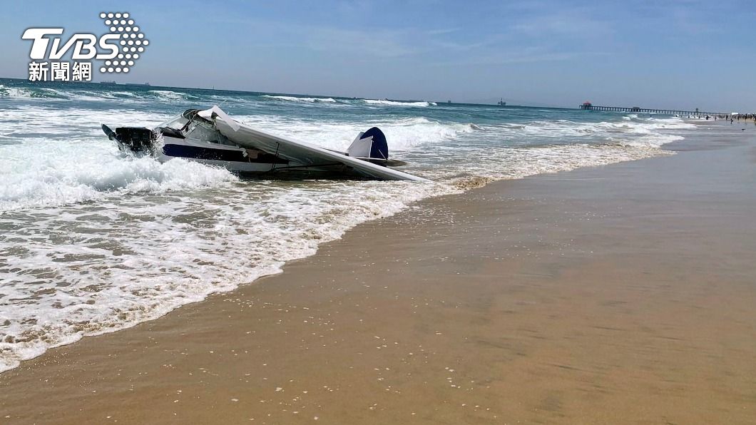 美國南加州發生小飛機墜入海面意外。（圖／達志影像美聯社）