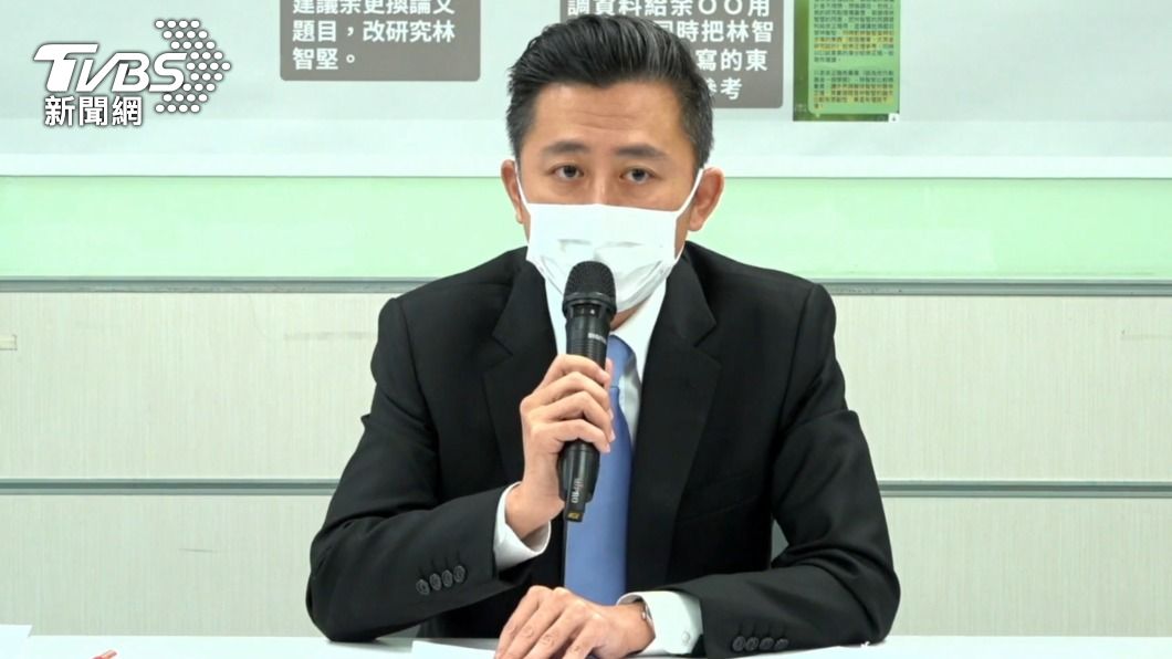 民進黨桃園市長參選人林智堅。（圖／TVBS）