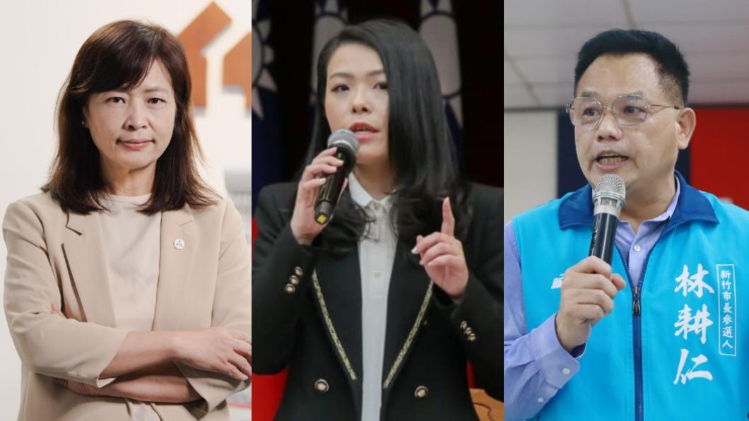 新竹市長參選人沈慧虹、高虹安、林耕仁。（左至右）（圖／翻攝臉書）