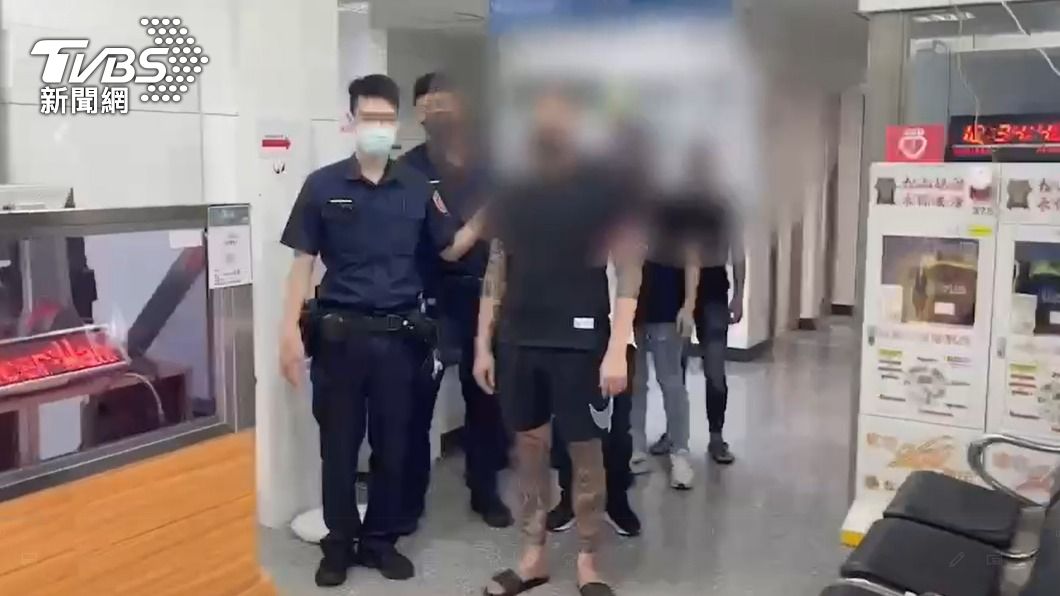 李姓男子等8人被警方移送法辦。（圖／TVBS）