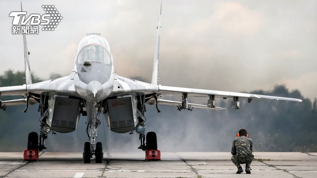 烏克蘭重要空中戰力：米格29戰機。（圖/達志影像路透社）