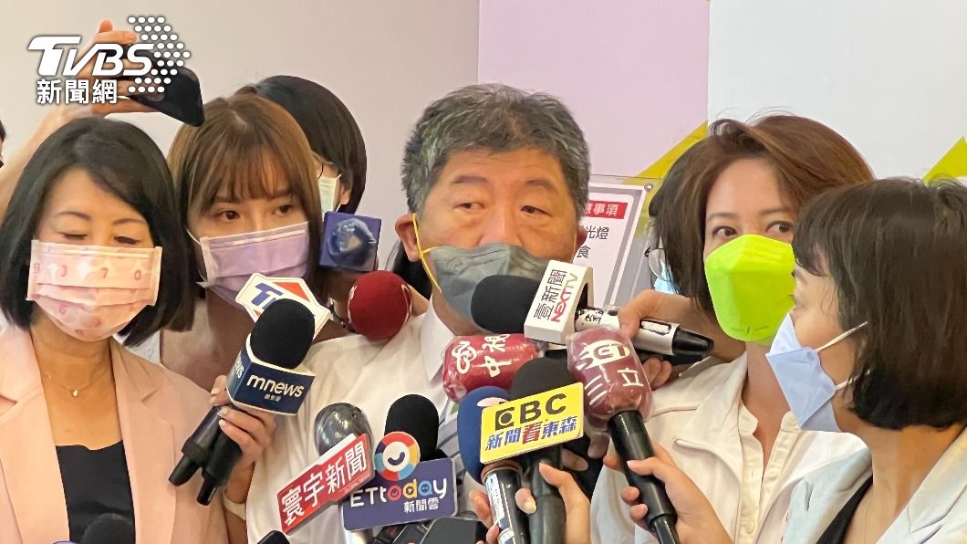 民進黨台北市長參選人陳時中。（圖/TVBS）