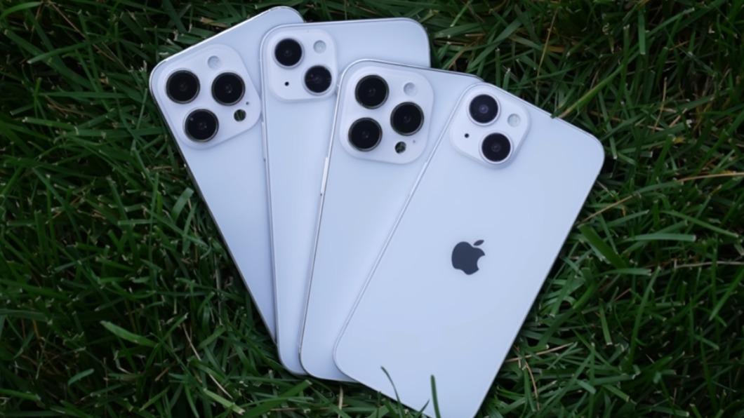 蘋果iPhone 14將推出4款機型。（示意圖／翻攝自iupdate Youtube）