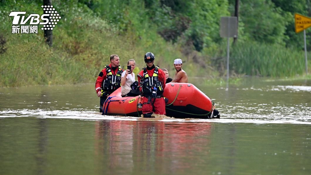 美國肯塔基州洪災罹難人數增至25人。（圖／達志影像美聯社）