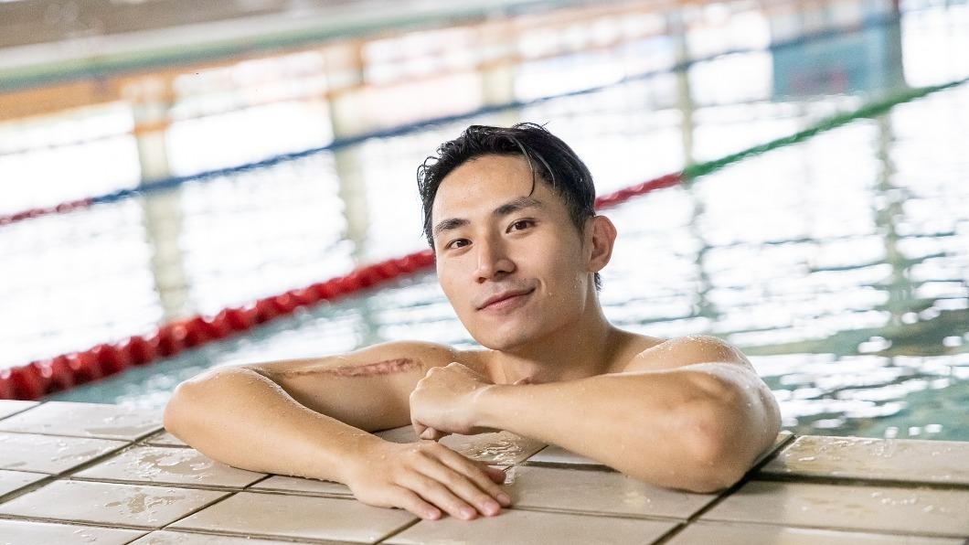 林家佑破了男子50公尺游泳的紀錄。（圖／台視提供）