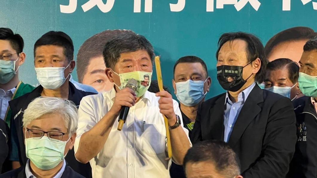 民進黨台北市長參選人陳時中。（圖／翻攝自王世堅臉書）