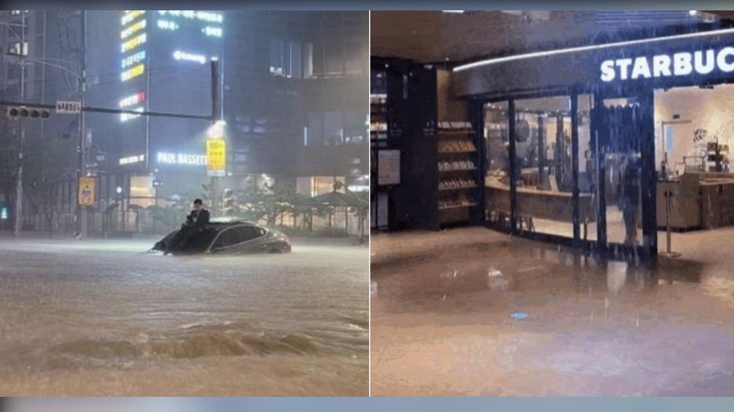 韓國首爾圈暴雨成災！釀7死6失蹤　最美圖書館也遭殃