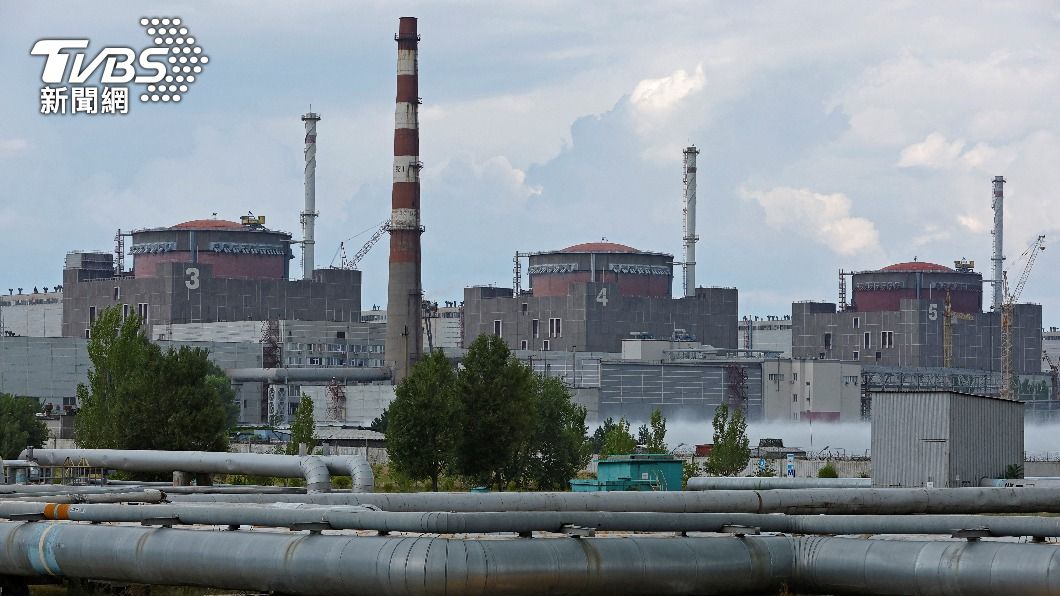 烏克蘭札波羅熱核電廠上週遭襲。（圖／達志影像路透社）