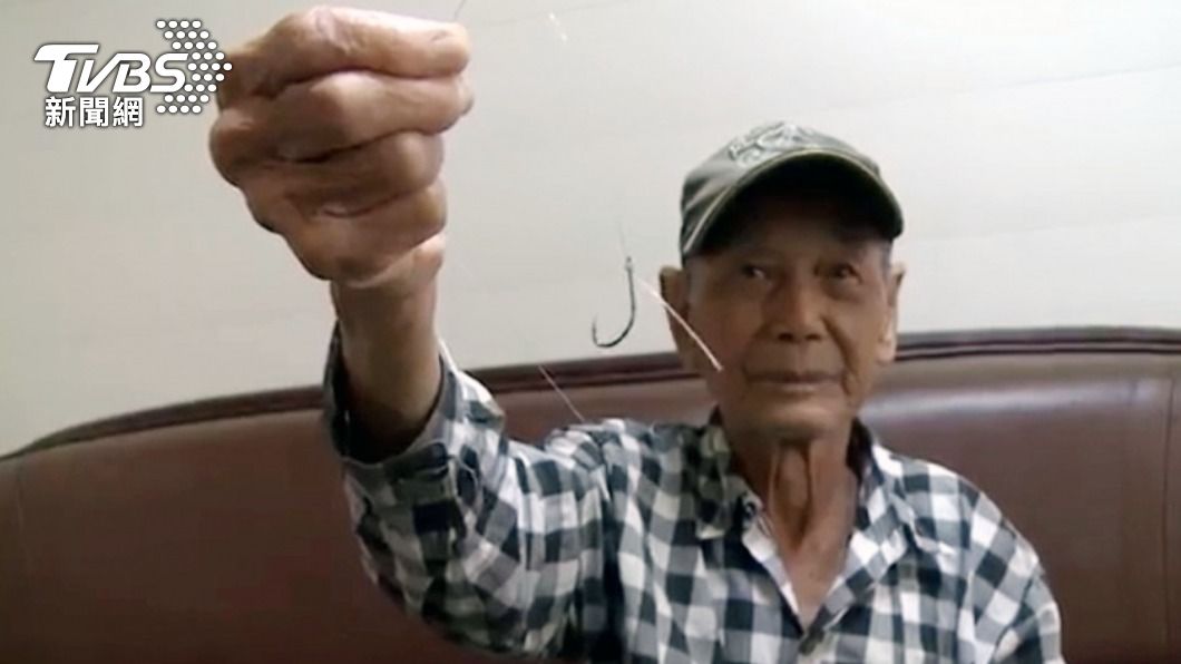 高齡94歲漁民張佐。（圖／中央社）