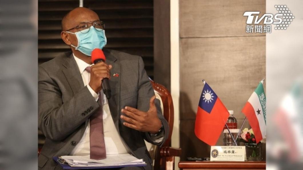 索馬利蘭外長瑞格薩表示，中國此次探訪並非談緊急援助，而屬政治目的。（圖／中央社資料照）