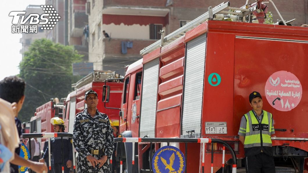 埃及普特基督教堂發生大火，至少41人喪生、45人受傷。（圖／達志影像路透社）