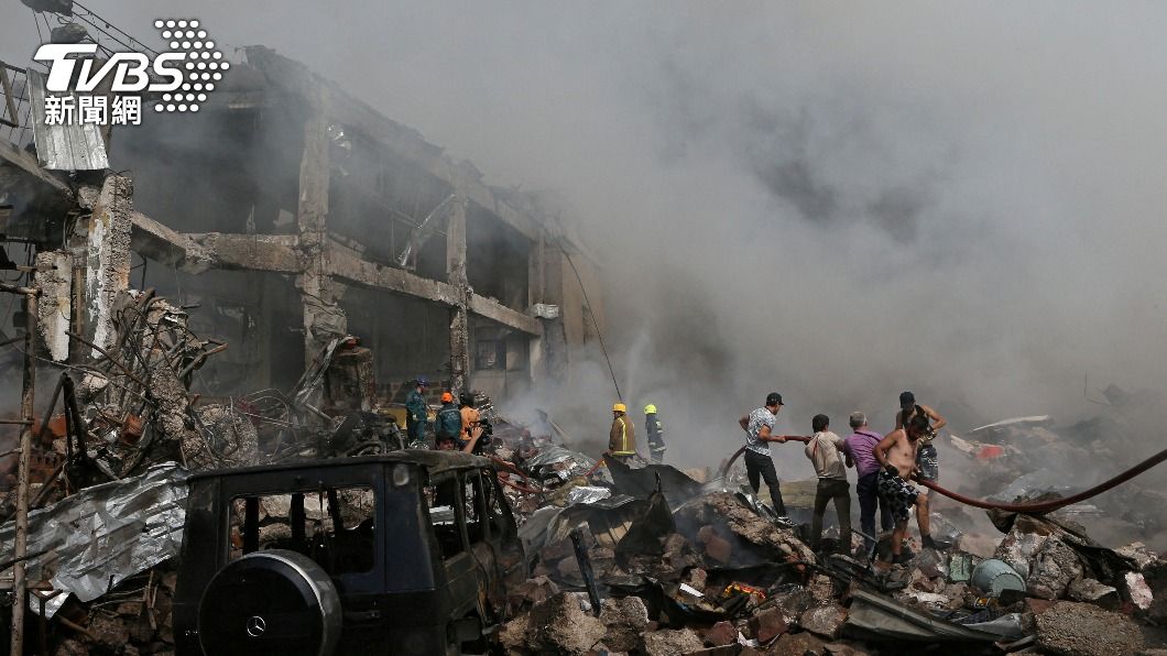 亞美尼亞一座購物中心爆炸。（圖／達志影像路透社）