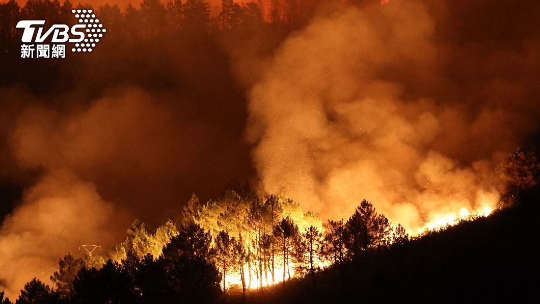 西班牙近期發生多起野火災情。（圖／達志影像歐新社）