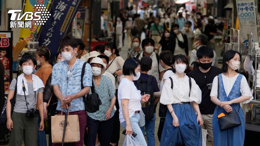 日本單週確診數139萬，疫情4週居全球冠軍。（圖／達志影像美聯社）