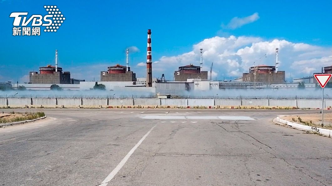 俄羅斯占據烏克蘭札波羅熱核電廠。（圖／達志影像美聯社）