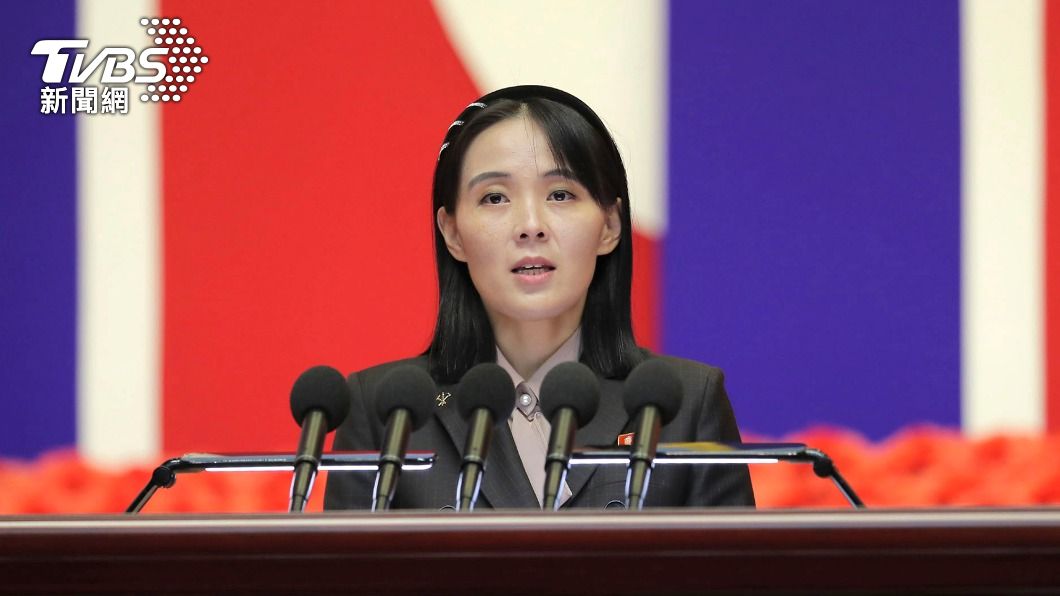 北韓勞動黨副部長金與正。（圖／達志影像美聯社）