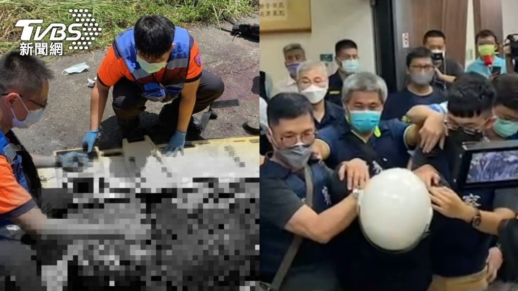 46歲凶嫌林信吾犯下震驚全台的台南殺警割喉案。（圖／TVBS）