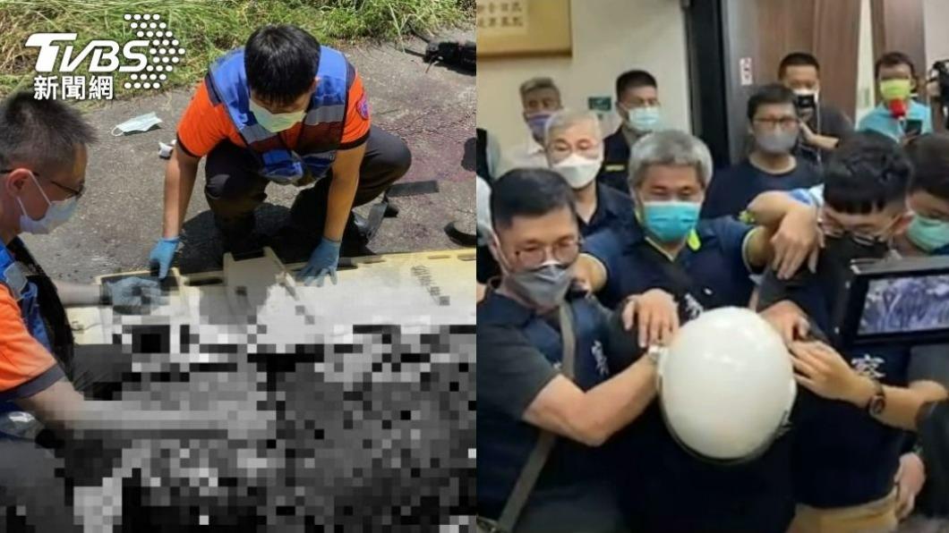 台南警方逮捕殺警的46歲林姓男子。（圖／TVBS資料畫面）