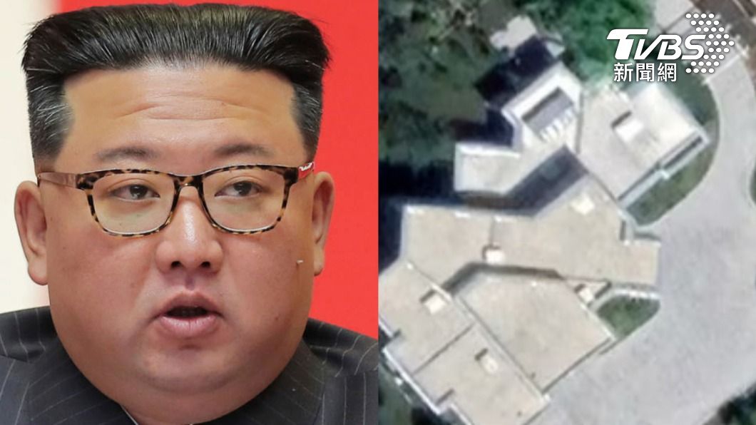 近日商業衛星Google Earth拍到，北韓領導人金正恩疑似在官邸附近興建地下通道及高級建築。（圖／達志影像美聯社）
