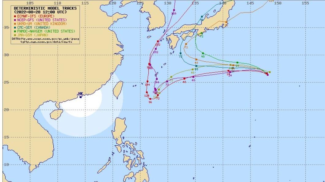 吳德榮：輕颱軒嵐諾路徑不確定性大。（圖／翻攝typhoon2000）