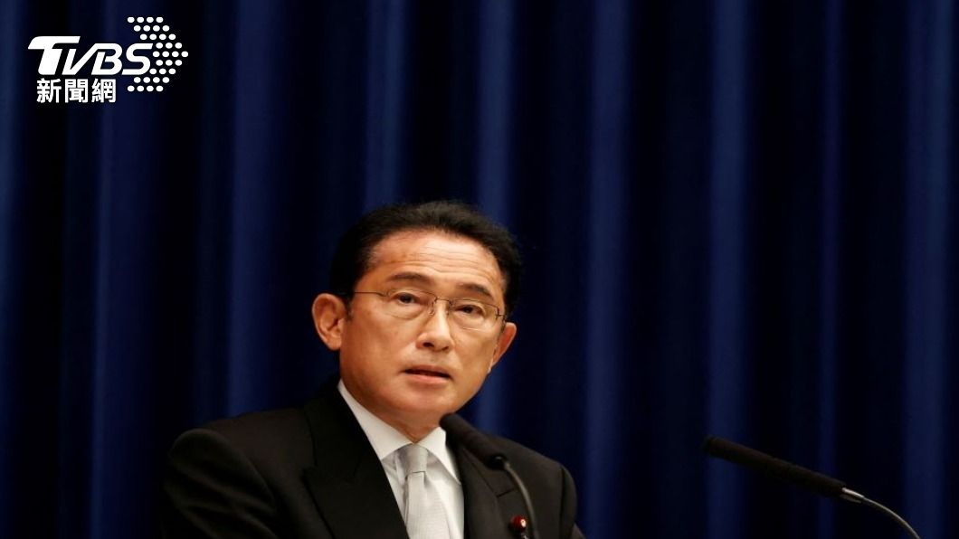 日本首相岸田文雄透過視訊與會，宣布日本將提供非洲為期3年、總額高達300億美元。（圖／路透社）