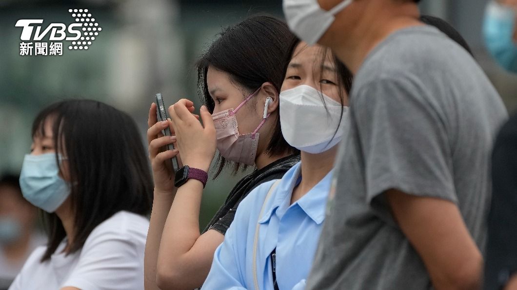 中國今增1696例新冠肺炎確診個案。（圖／達志影像美聯社）