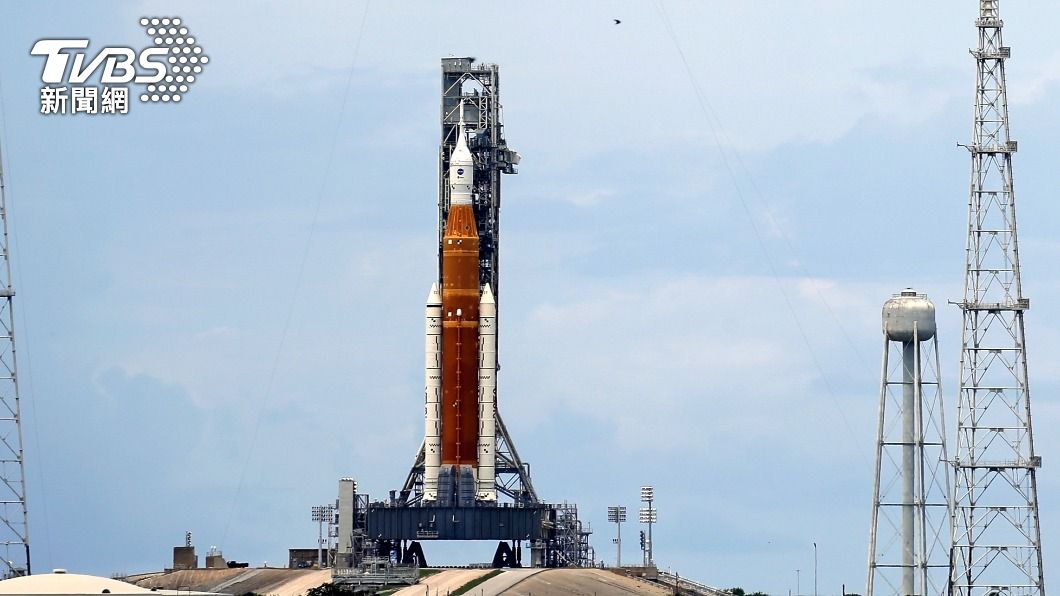 NASA「阿提米絲1號」登月火箭首度試飛。（圖／達志影像美聯社）