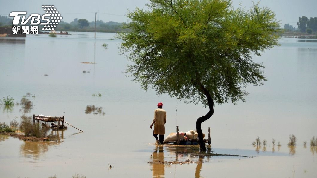 巴基斯坦毀滅性洪災導致經濟危機。（圖／達志影像美聯社）