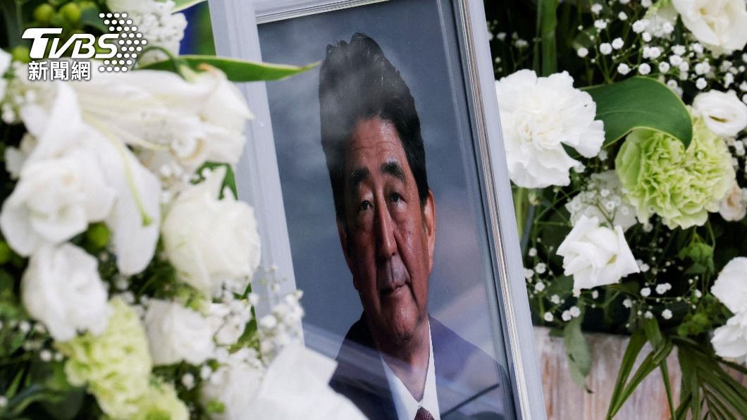 日本已故首相安倍晉三的國葬預計於9月27日舉行。（圖／達志影像路透社）