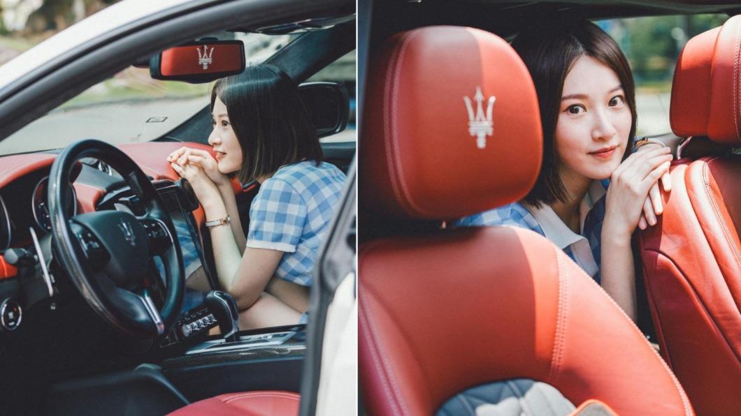 艾瑞絲發布最新影片，分享自己告別CLA、投入Maserati Ghibli的懷抱。（圖／翻攝自艾瑞絲IG）