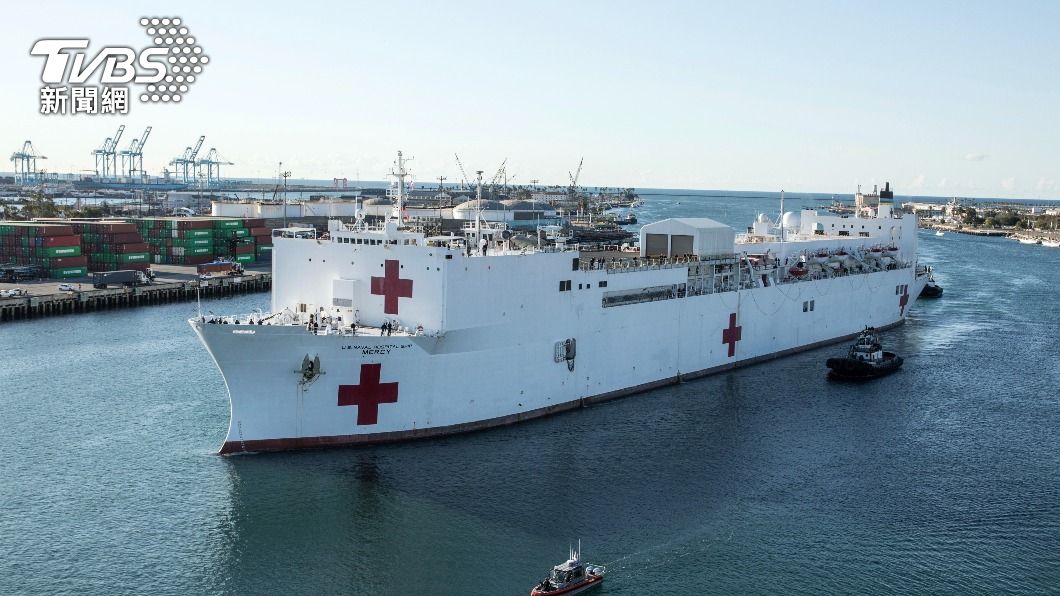 美國海軍醫療船「慈悲號」29日抵達索羅門群島。（示意圖／達志影像美聯社）